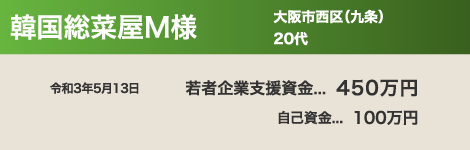 韓国惣菜屋M様